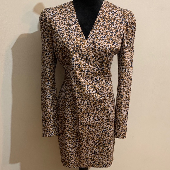 French Connection Dresses & Skirts - French Connection Animal Print Long Sleeve Dress